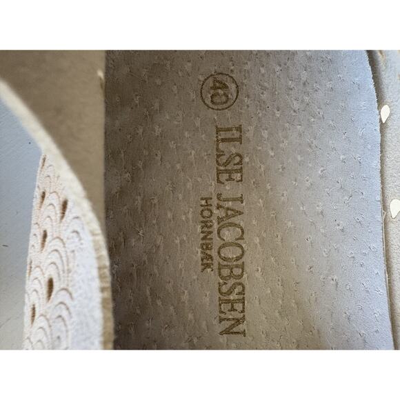 ILSE JACOBSEN Hornbaek Tulip Loafers Cream Size 40 Women's Comfort Shoes - Picture 2 of 8
